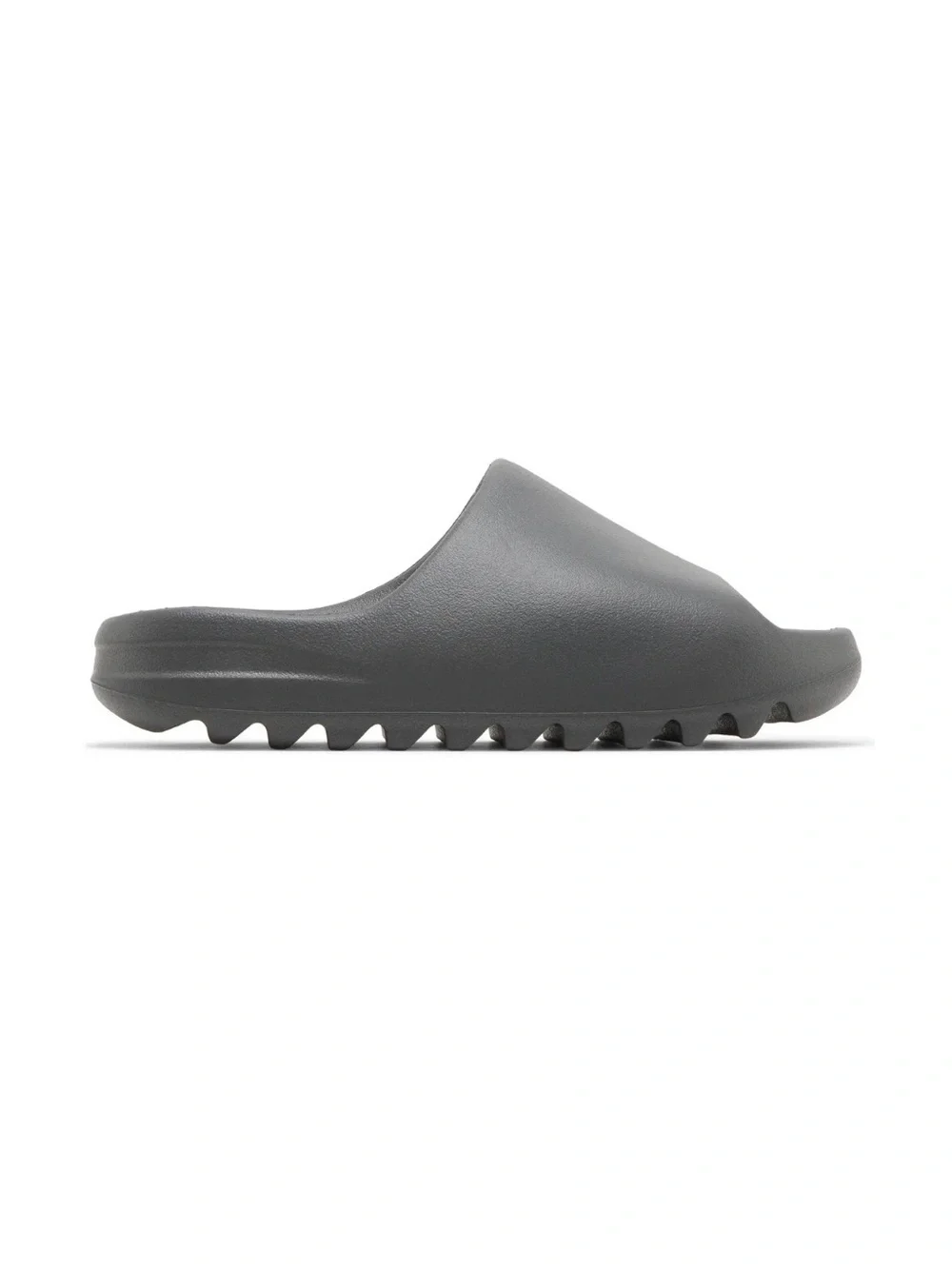 Slide Sandals in Charcoal Gray